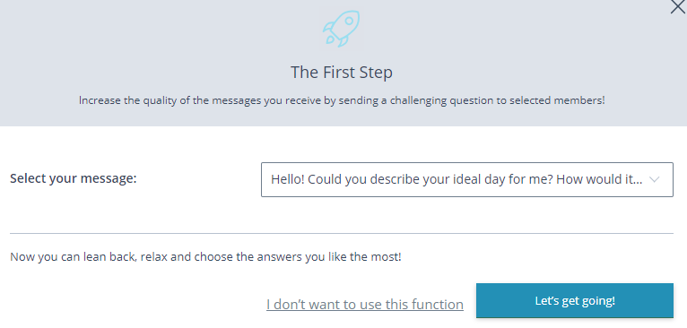 30sdating The First Step