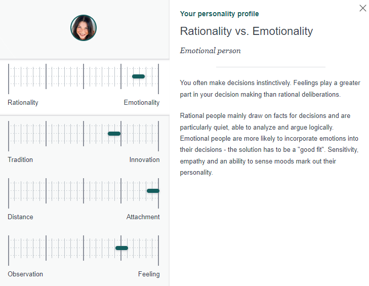 40sdating Personality Profile