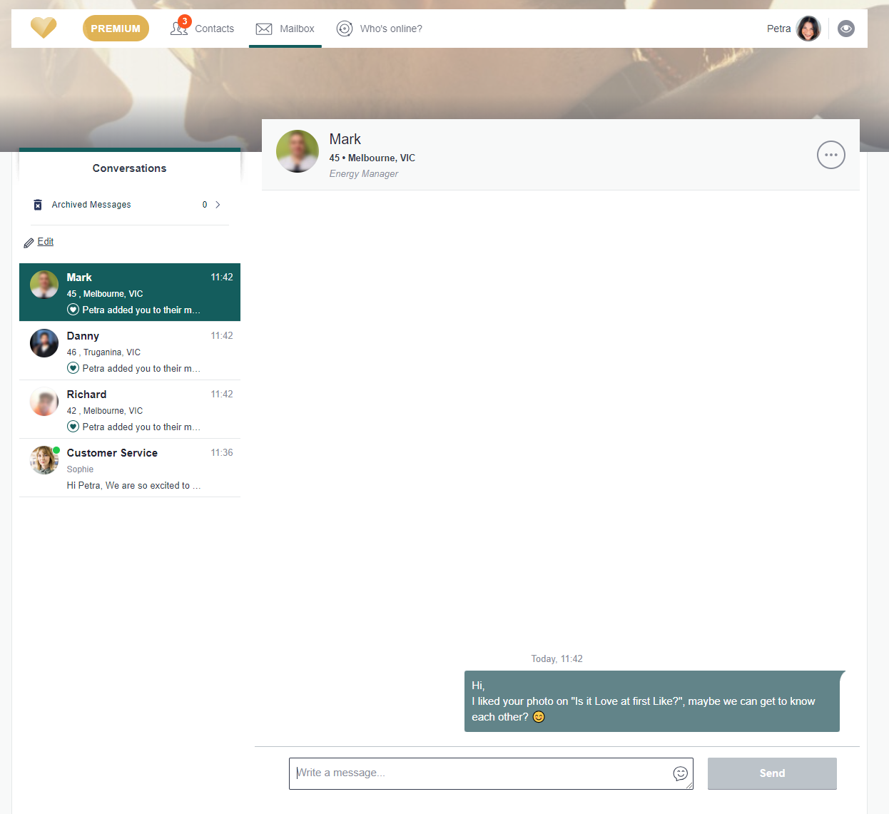 40sdating Messages