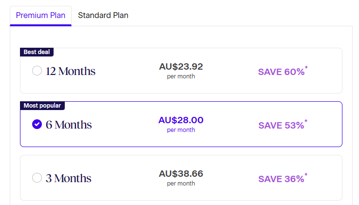 Match Premium Plan